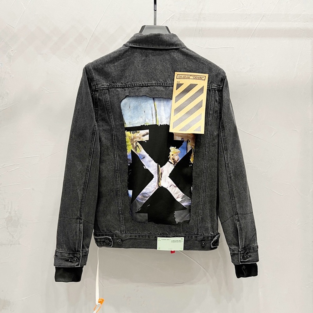 Off-White Black Denim Jacket